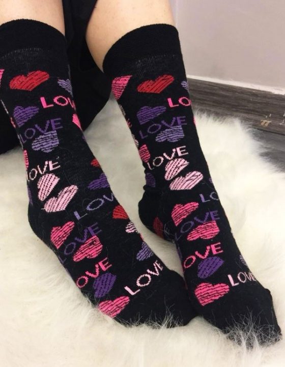 SOX Κάλτσα με Σχέδια Valentine's Day Love