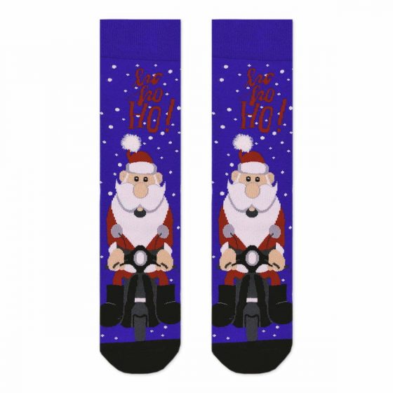 TST Χριστουγεννιάτικη Κάλτσα Πετσετέ με Σχέδια HO HO HO