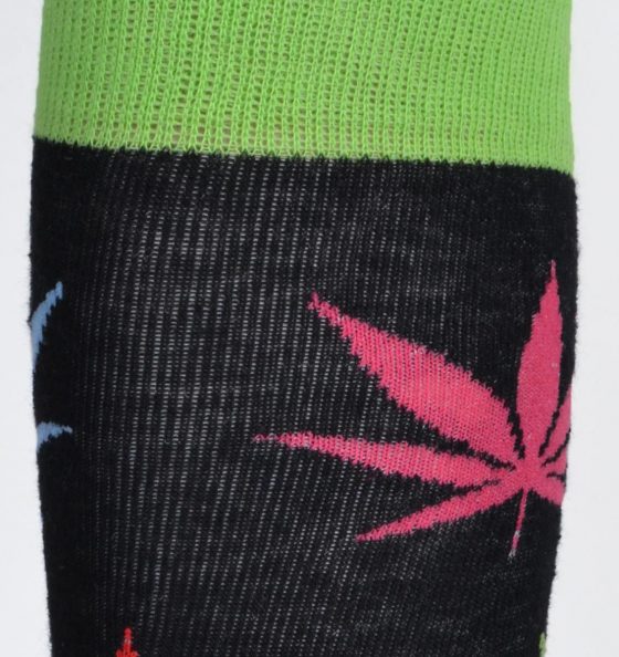 AXID Κάλτσα Μέχρι το Γόνατο με Σχέδια Marijuana
