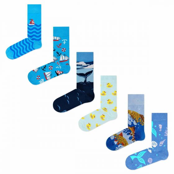 FANCY GIFT BOX Κάλτσες με Σχέδια Sea Life 5+1 Ζευγάρια