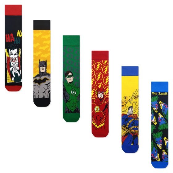 DC FANCY GIFT BOX Κάλτσες με Σχέδια Dc Heroes 5+1 Ζευγάρια