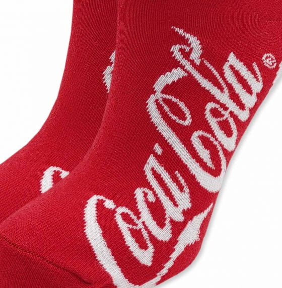 AXID Κάλτσα με Σχέδια Coca Cola με Γλωσσάκι