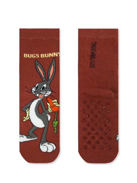 LOONEY TUNES Παιδική Κάλτσα Bugs Bunny με Αντιολισθητικές Πατούσες