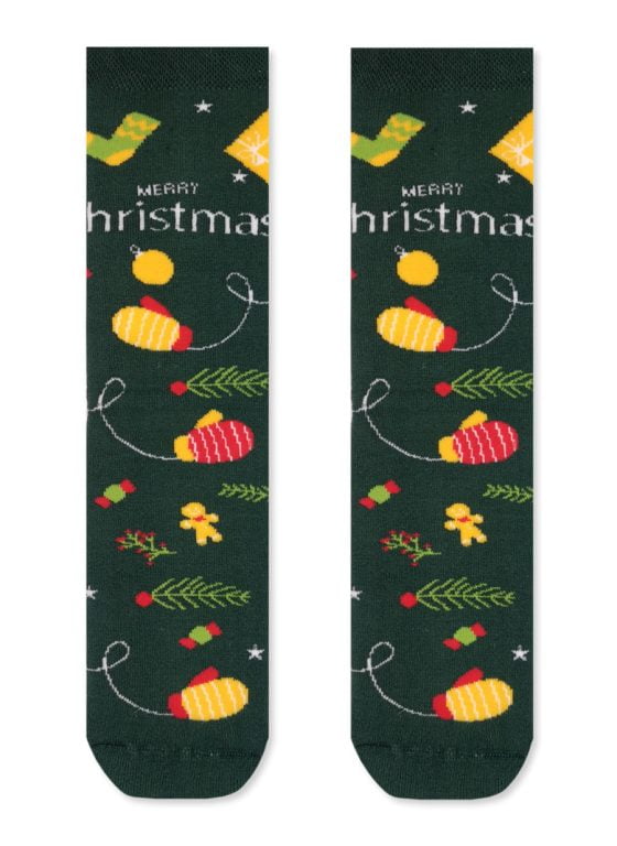 NODO Χριστουγεννιάτικη Κάλτσα Πετσετέ με Σχέδια Christmas Mood