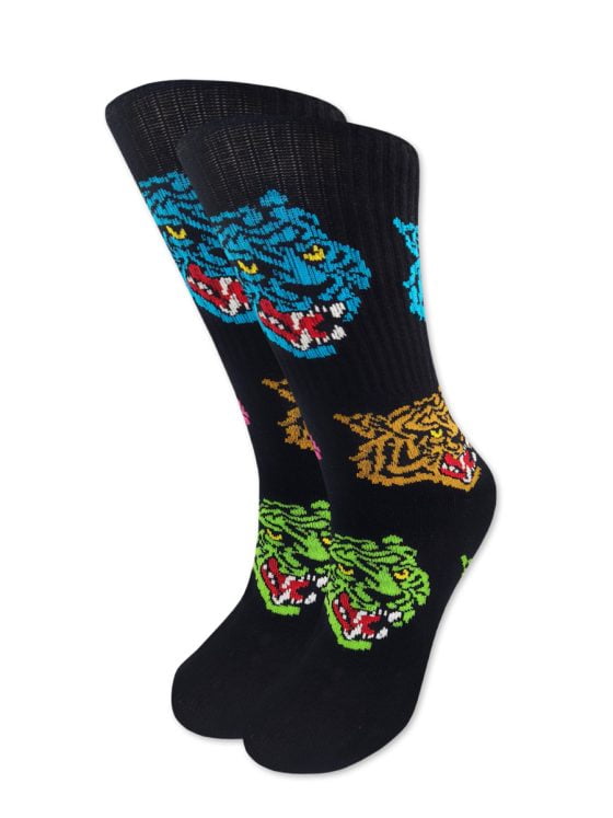 AXID Κάλτσα με Σχέδια Colorful Tiger