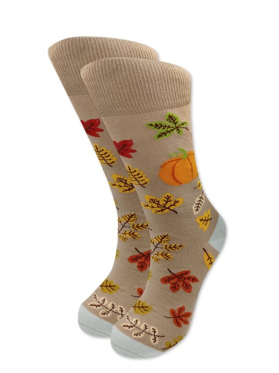 AXID Κάλτσα με Σχέδια Pumpkin and Leaves