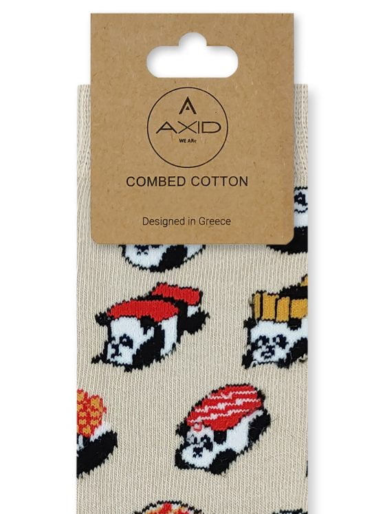 AXID Κάλτσα με Σχέδια Sushi Panda