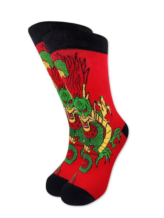 AXID Κάλτσα με Σχέδια Japanese Dragon