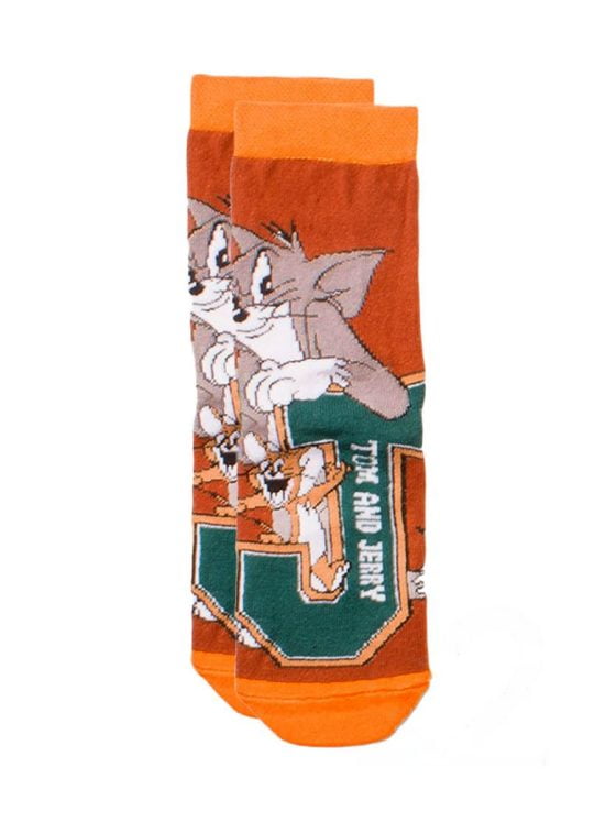 WB Κάλτσα Παιδική Tom and Jerry με Αντιολισθητικές Πατούσες