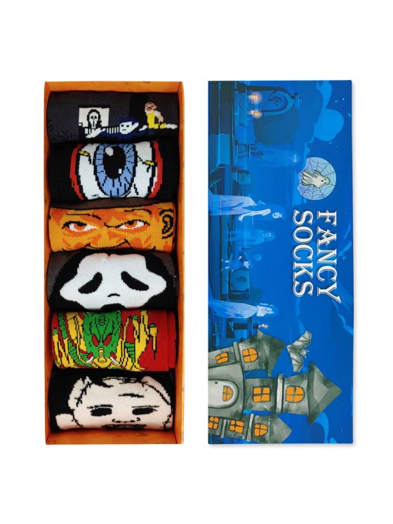 FANCY GIFT BOX Κάλτσες με Σχέδια Scary Story 5+1 Ζευγάρια