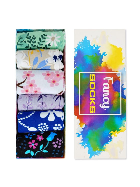 FANCY GIFT BOX Κάλτσες με Σχέδια Spring Flowers