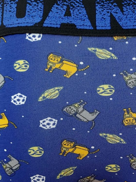 JUAN RAUL Ανδρικό Μποξεράκι με Σχέδια Cats in Space