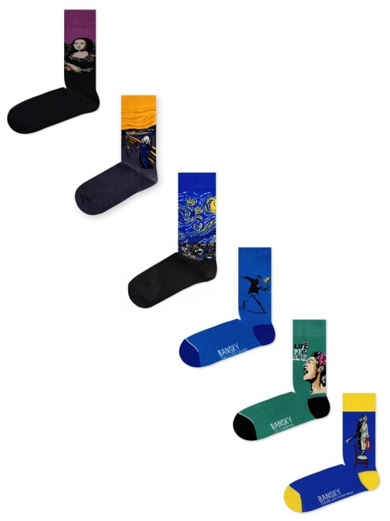 FANCY GIFT BOX Κάλτσες με Σχέδια Art 5+1 Ζευγάρια