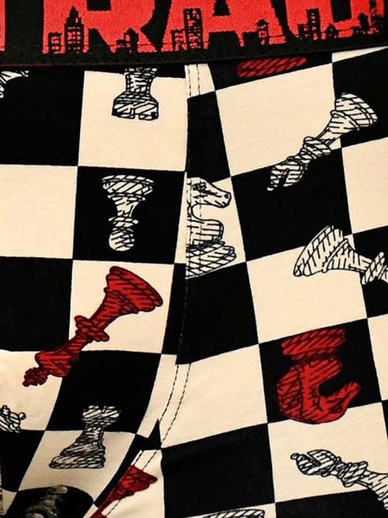 JUAN RAUL Ανδρικό Μποξεράκι με Σχέδια Chess