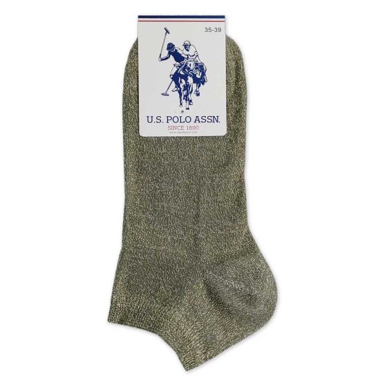 Κάλτσα Σοσόνι Μονόχρωμη με Στράς U.S. POLO ASSN.