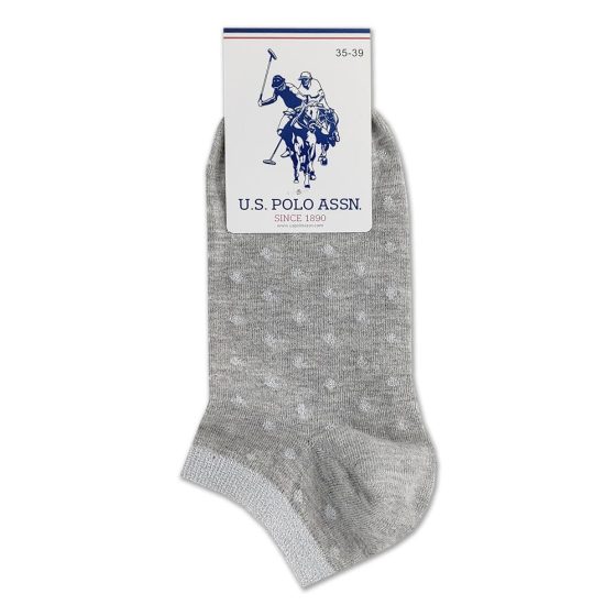 Κάλτσα Σοσόνι Βαμβακερή με Πουά Σχέδιο U.S. POLO ASSN.
