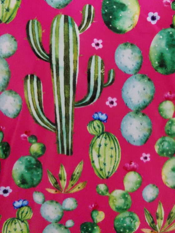 FLOWER Παιδικό Ολόσωμο Μαγιό με Βολάν και Σχέδια Cactus