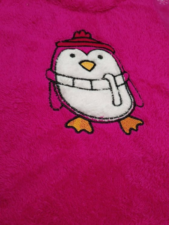 TIWI NIGHT Παιδική Μακρυμάνικη Πιτζάμα Fleece με Σχέδιο Cold Penguin με Μάσκα Ύπνου