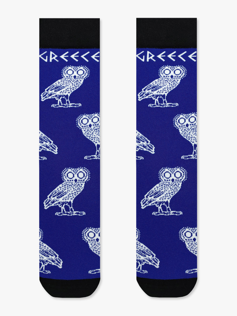 Κάλτσα Βαμβακερή με Σχέδια Athena's Owl NODO Κάλτσα Βαμβακερή με Σχέδια Athena's Owl NODO