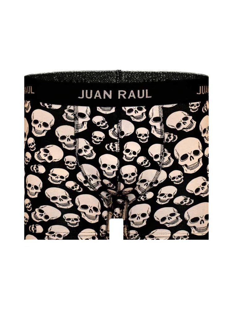 Ανδρικό Μποξεράκι Βαμβακερό με Σχέδια Skulls JUAN RAUL