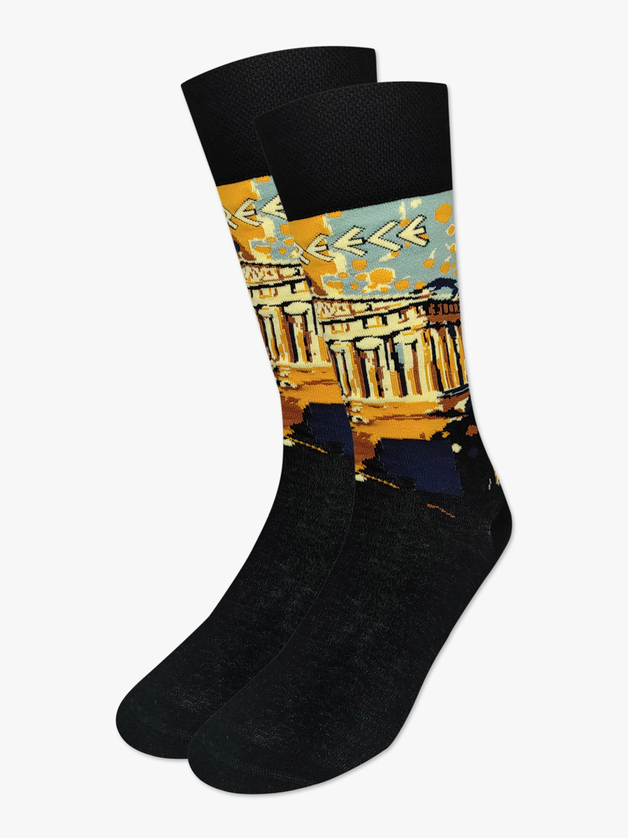 Κάλτσα Βαμβακερή με Σχέδια Greece Parthenon NODO Κάλτσα Βαμβακερή με Σχέδια Greece Parthenon NODO - Image 2