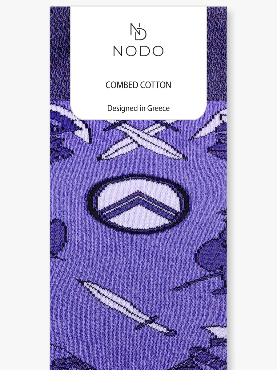 Βαμβακερή Κάλτσα με Σχέδια Spartans Pattern NODO Βαμβακερή Κάλτσα με Σχέδια Spartans Pattern NODO - Image 3