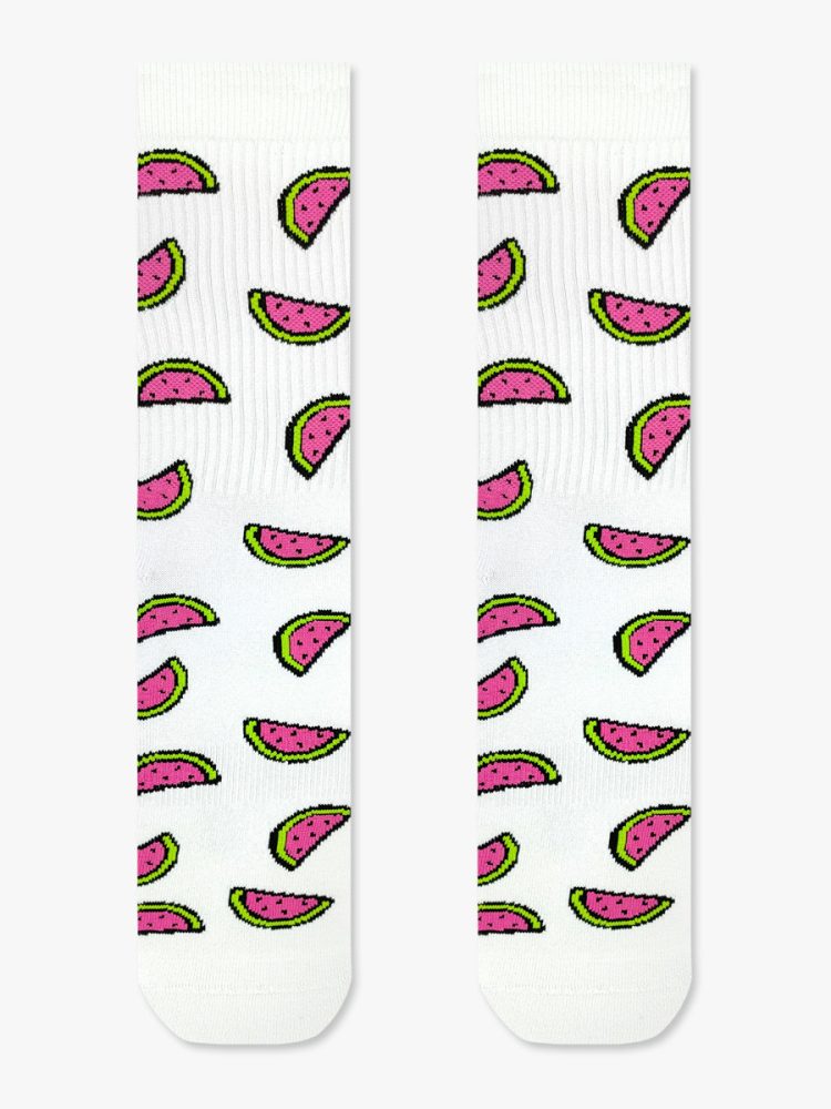 Κάλτσα Βαμβακερή Πετσετέ με Σχέδια Watermelons RTO