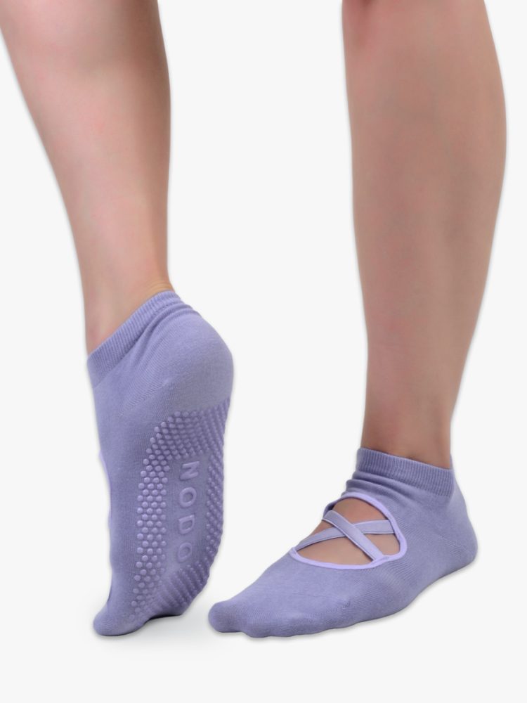 Βαμβακερή Κάλτσα Yoga & Pilates Αντιολισθητική NODO
