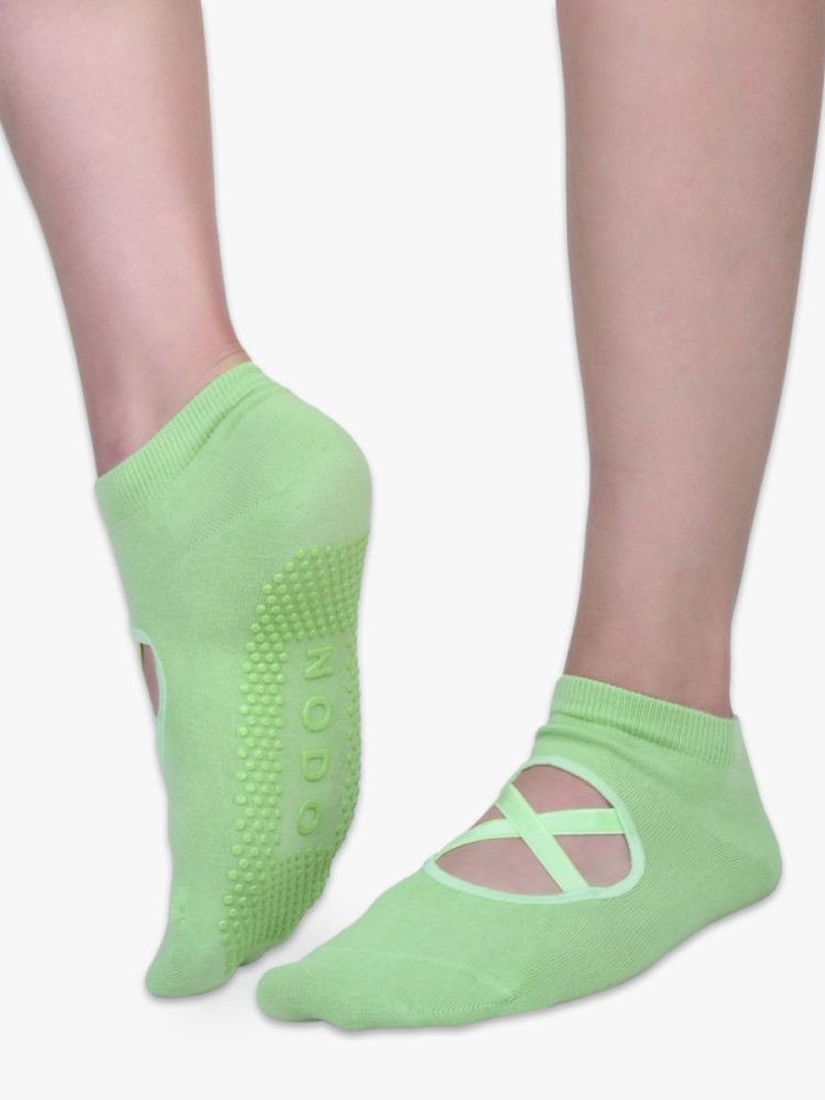 Βαμβακερή Κάλτσα Yoga & Pilates Αντιολισθητική NODO