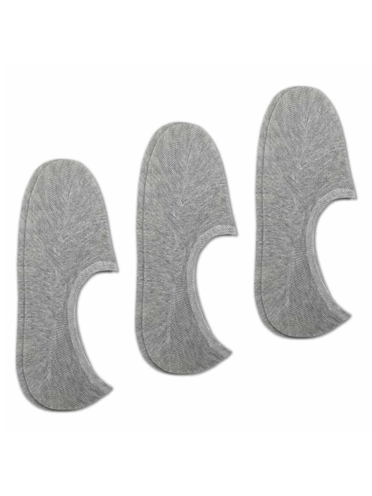 Καλτσάκια Βαμβακερά Αόρατα με Σιλικόνη στη Φτέρνα 3 Ζευγάρια Q&Y
