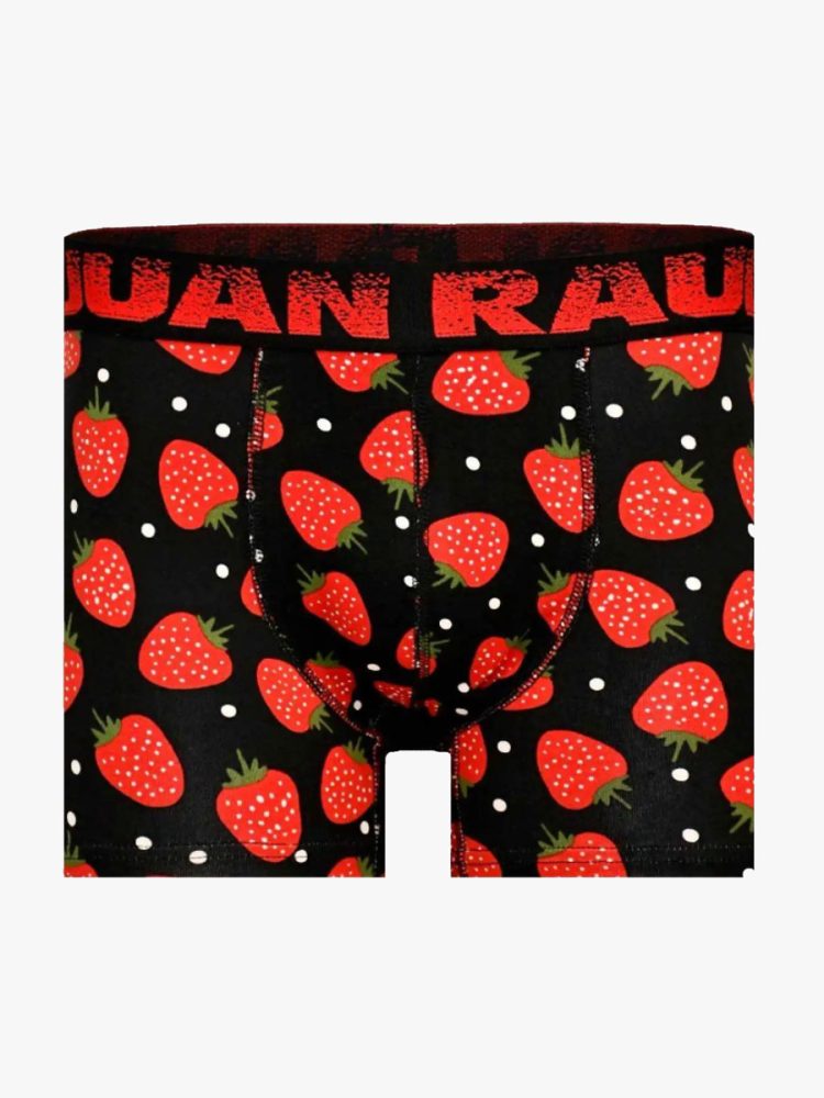 Ανδρικό Βαμβακερό Μποξεράκι με Σχέδια Strawberries JUAN RAUL