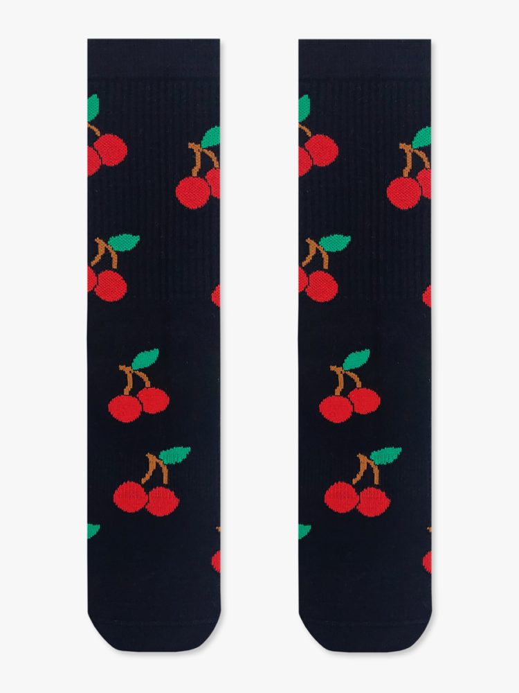 Κάλτσα Βαμβακερή Πετσετέ με Cherries RTO