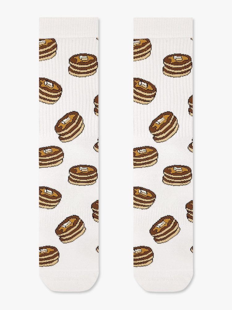 Κάλτσα Βαμβακερή Πετσετέ με Σχέδια Pancakes Choco RTO