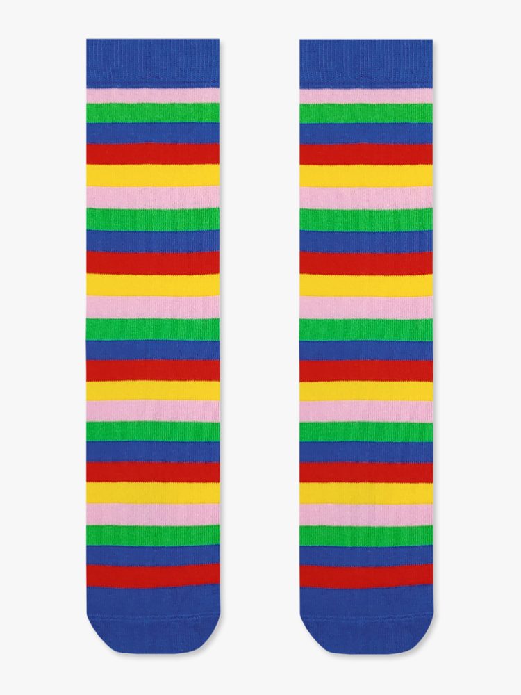 Βαμβακερή Κάλτσα με Σχέδια Striped RTO