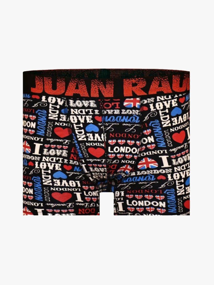 Ανδρικό Μποξεράκι Βαμβακερό με Σχέδια London Love JUAN RAUL