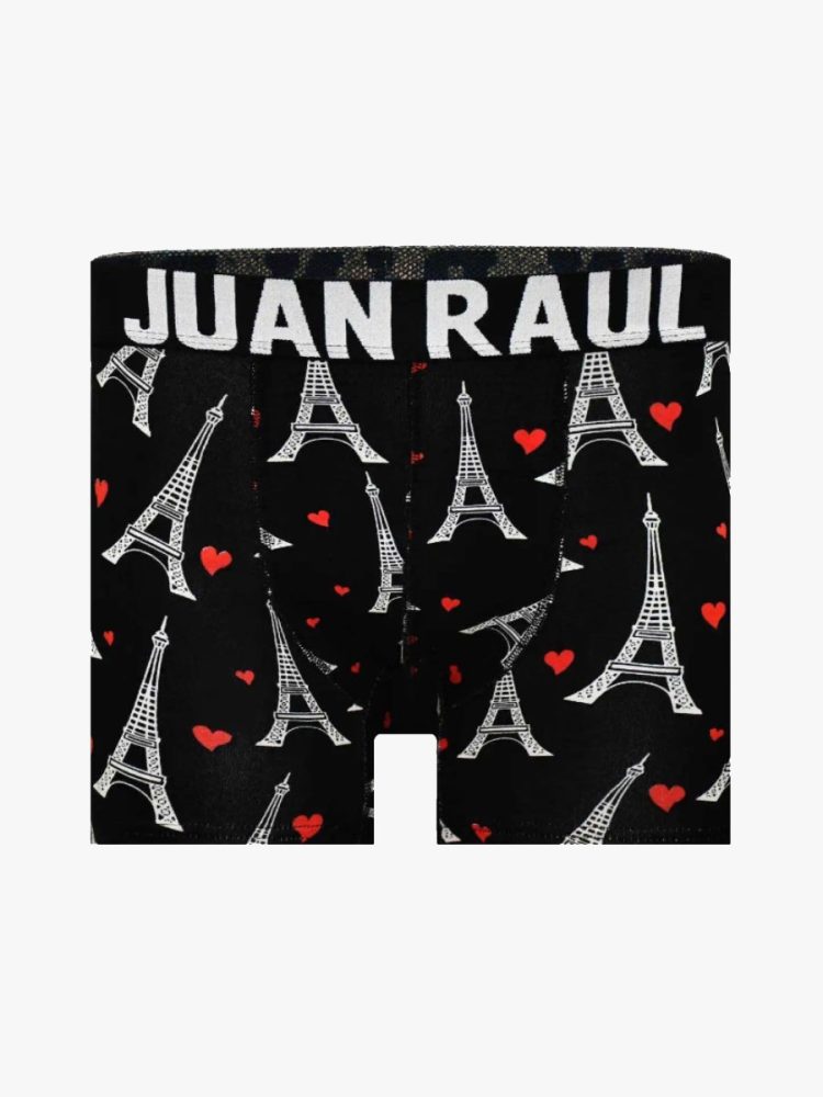 Ανδρικό Μποξεράκι Βαμβακερό με Σχέδια Paris Love JUAN RAUL