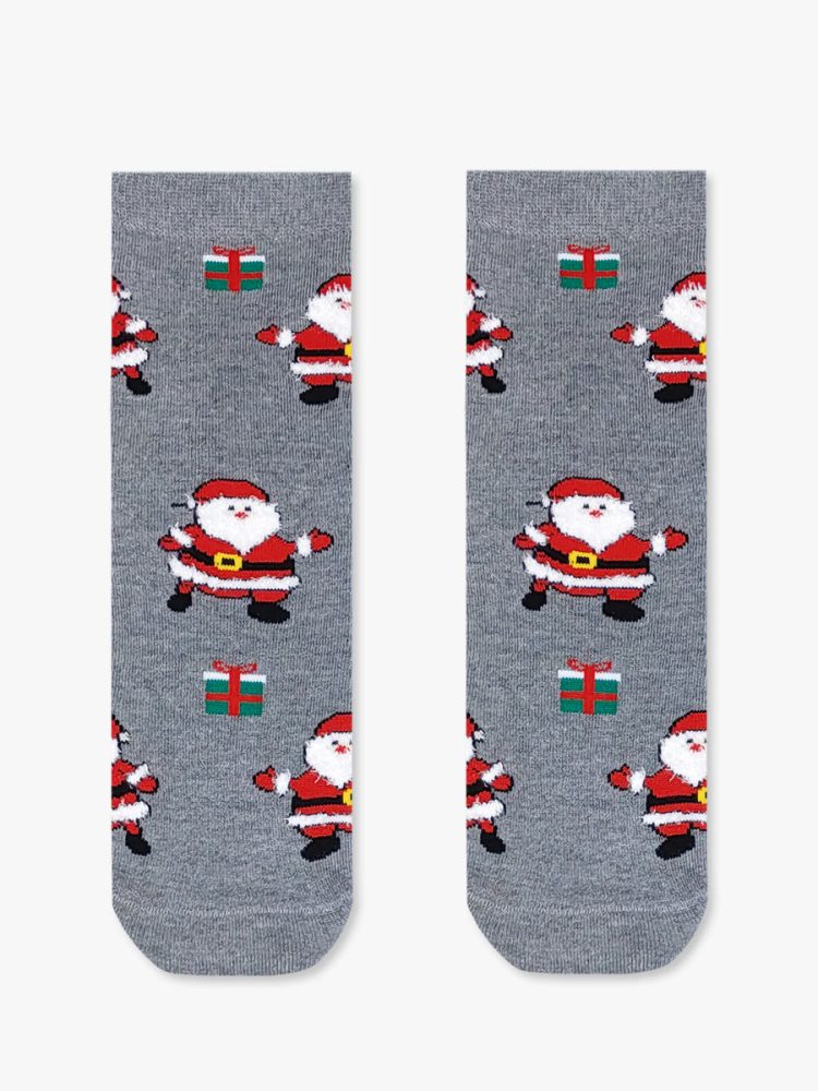 Χριστουγεννιάτικη Παιδική Κάλτσα Βαμβακερή με Σχέδια Little Santas YTLI