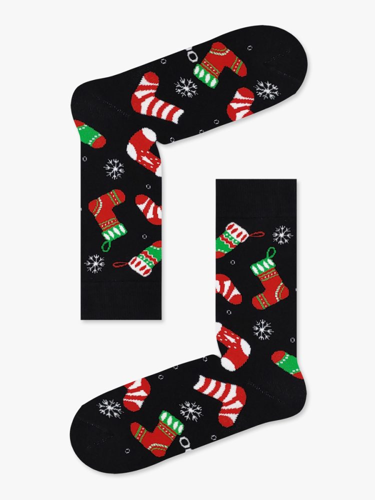 Χριστουγεννιάτικη Κάλτσα Πετσετέ με Σχέδια Christmas Stockings NODO