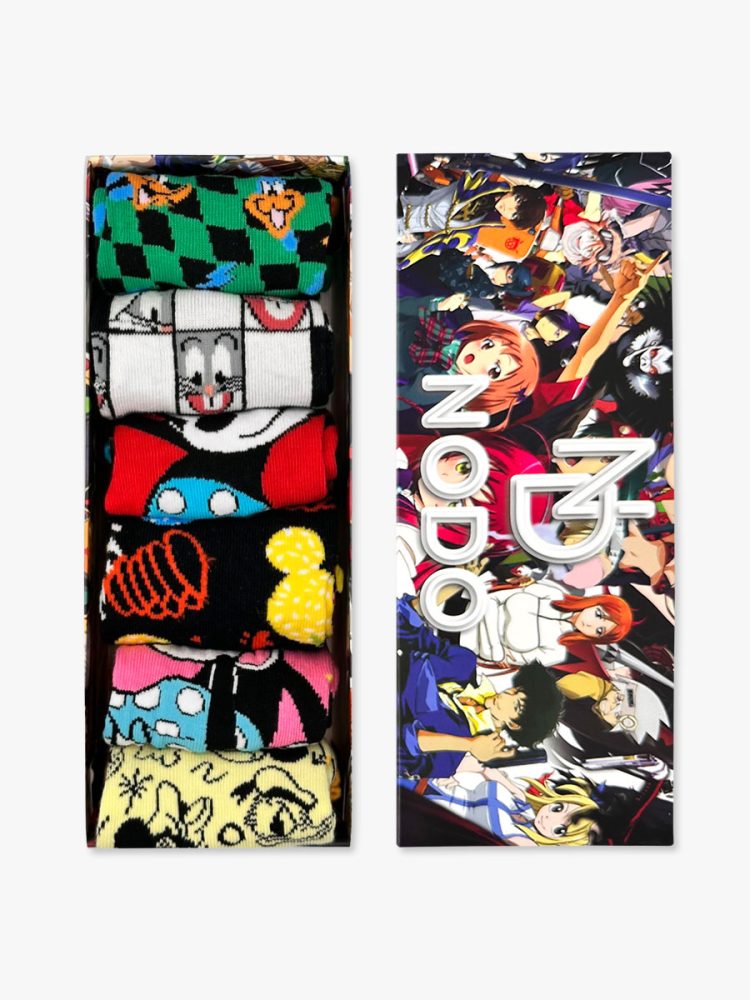 GIFT BOX Κάλτσες Βαμβακερές με Σχέδια Mixed Heroes 6 Ζευγάρια