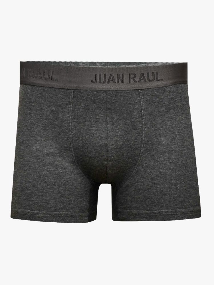 Ανδρικό Μποξεράκι Βαμβακερό Μονόχρωμο Grey JUAN RAUL