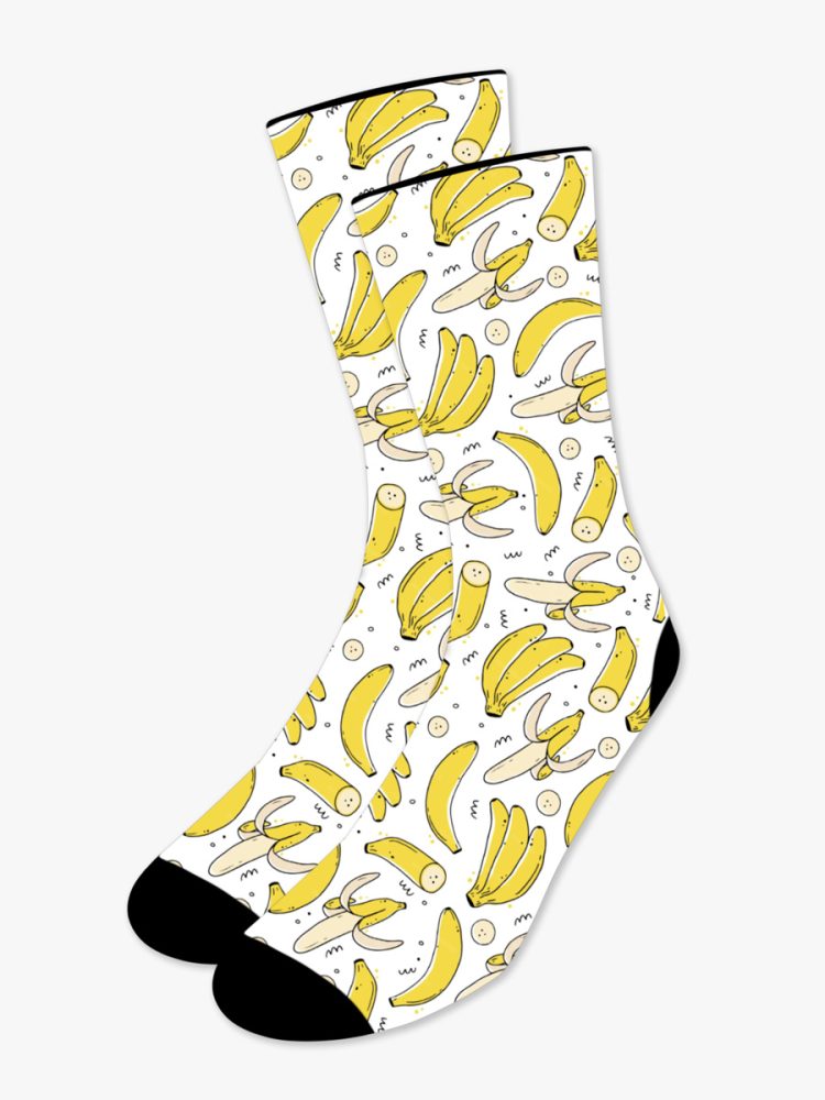 Κάλτσα Τυπωμένη με Σχέδια Banana Madness NODO