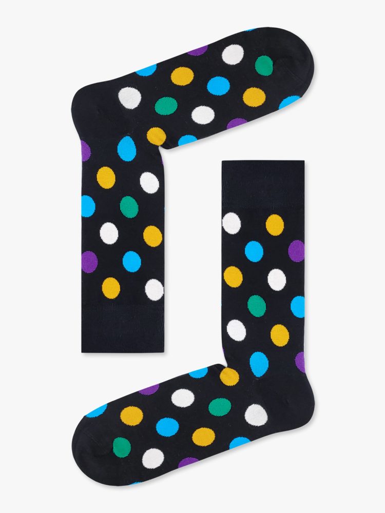 Κάλτσα Βαμβακερή με Σχέδια Color Pop Dots NODO