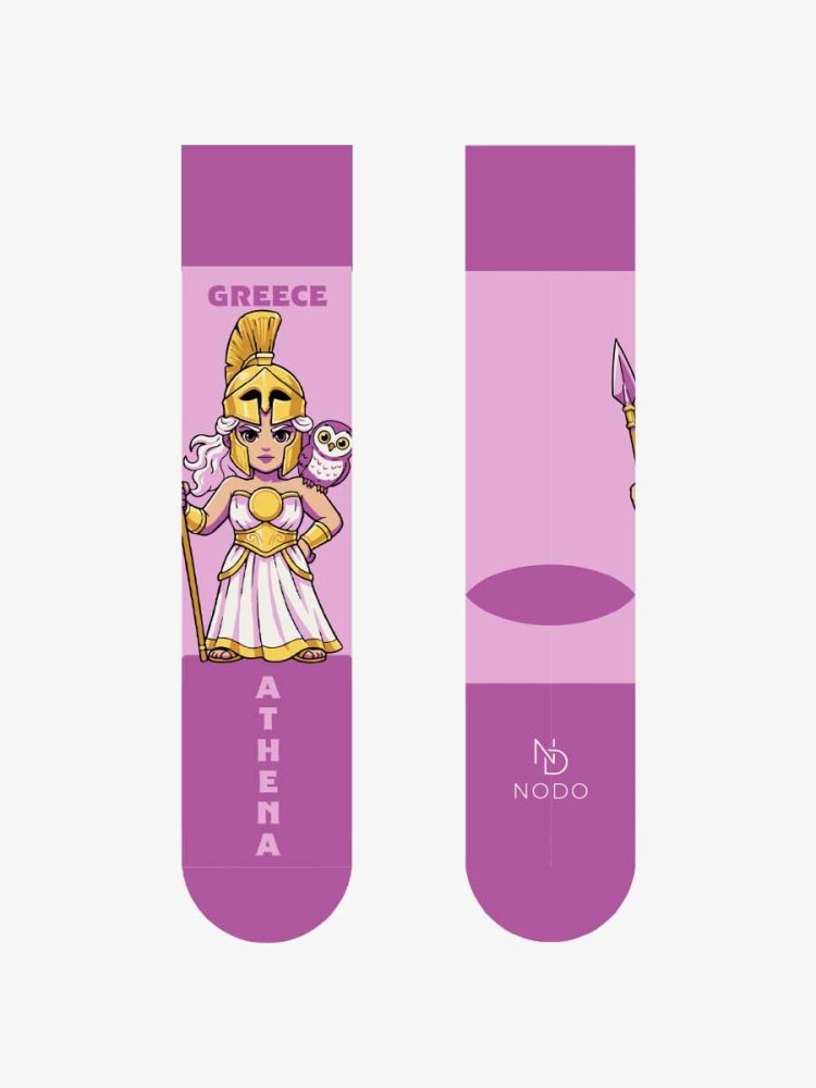 Βαμβακερή Παιδική Κάλτσα με Σχέδια ATHENA  NODO