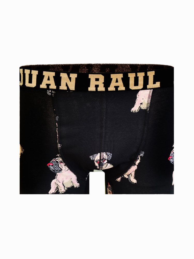 Ανδρικό Μποξεράκι Βαμβακερό με Σχέδια Coolest Pug JUAN RAUL