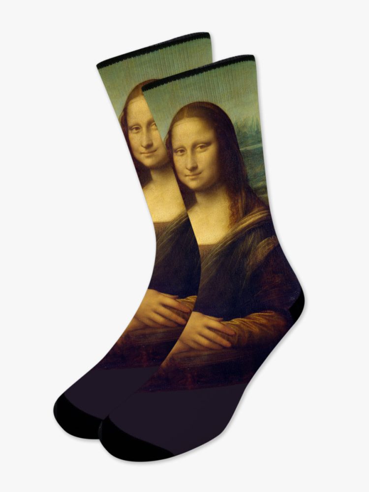 Κάλτσα Τυπωμένη με Σχέδια Mona Lisa Twist NODO