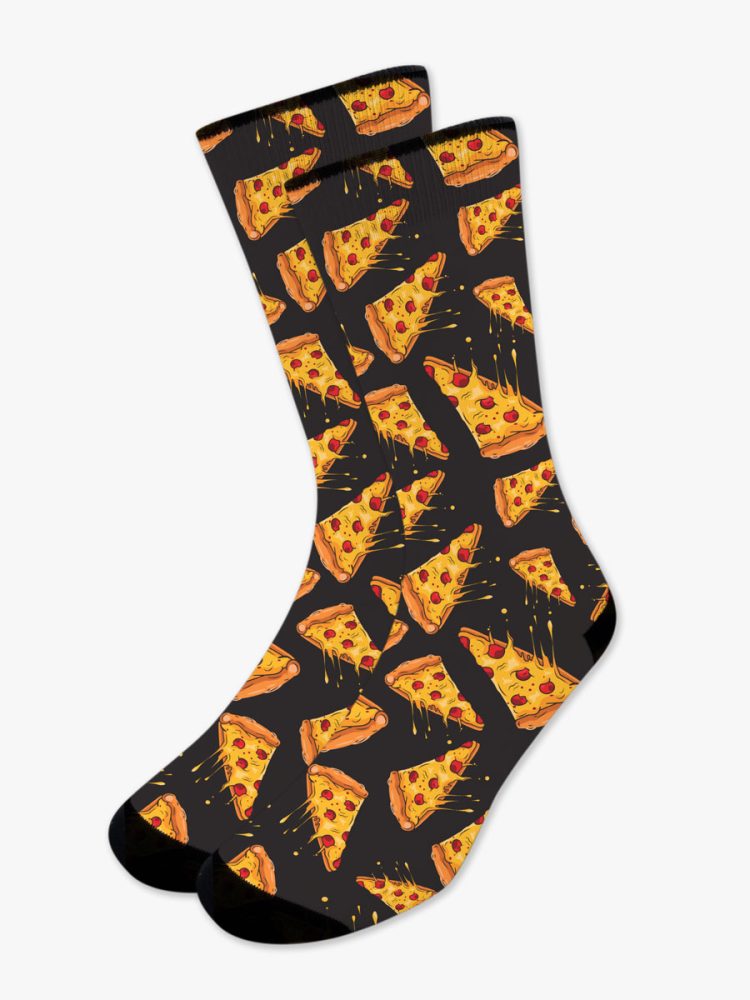 Κάλτσα Τυπωμένη με Σχέδια Pizza Party NODO